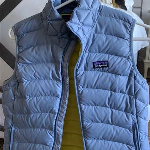Patagonia light blue vest